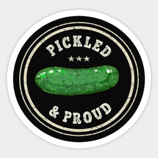 Pickled & Proud Sticker